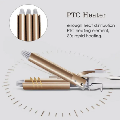 Three-Barrel Ceramic Curling Iron - product view 6