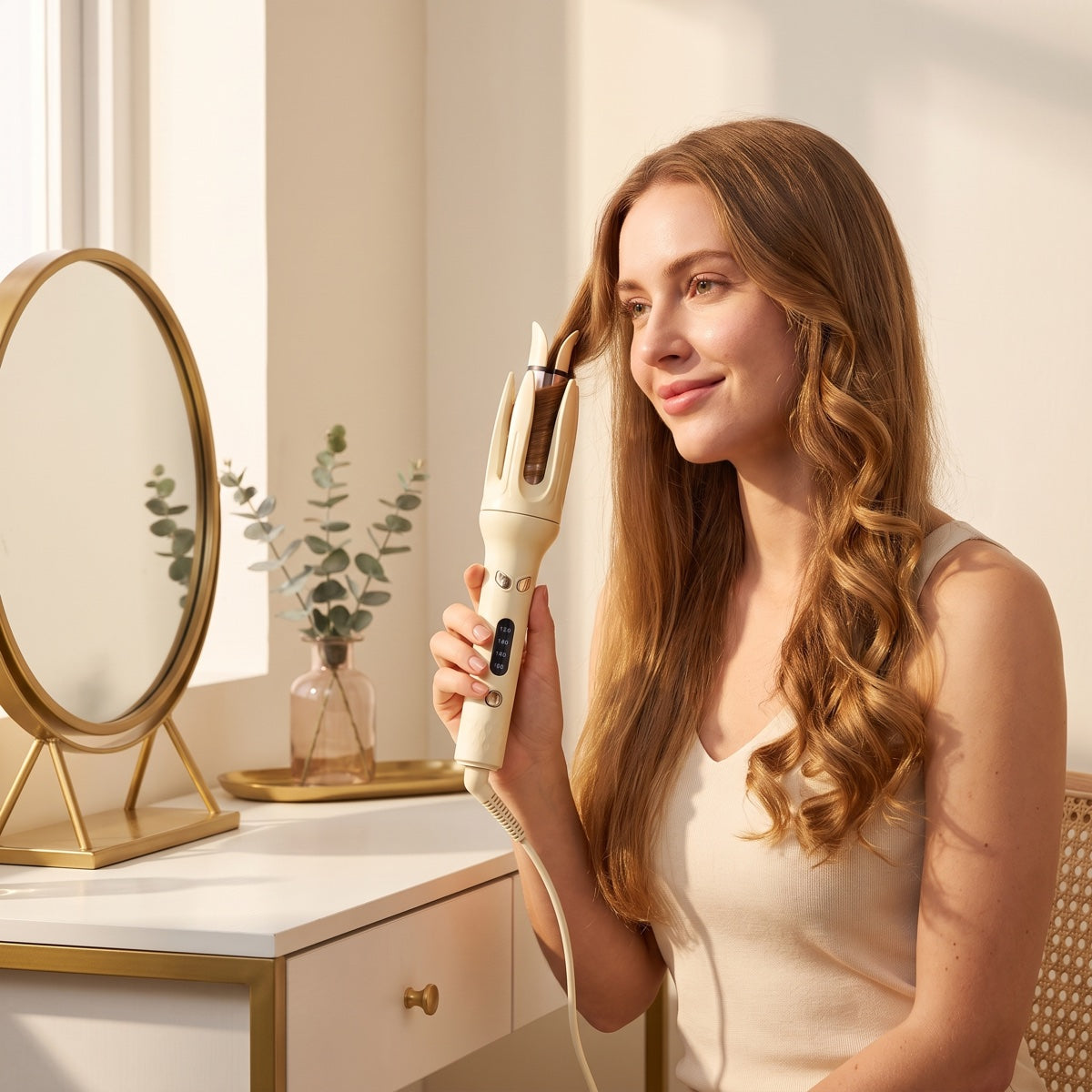 Automatic Electric Hair Curler and Waver Iron - product view