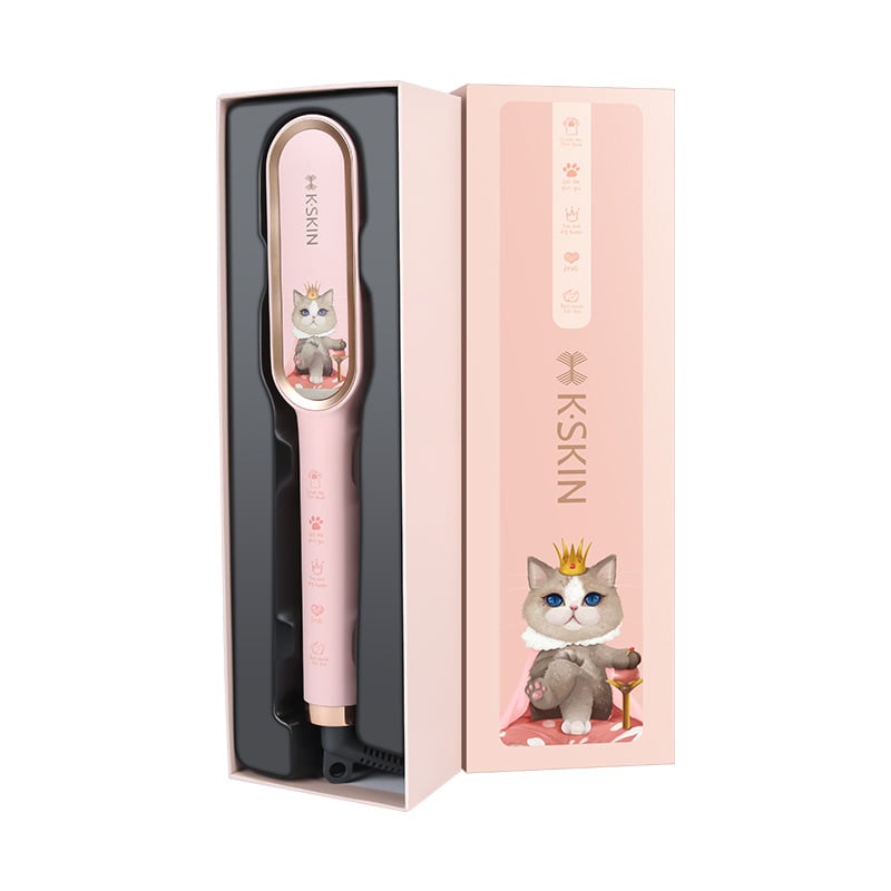 Negative Ion Straightening Comb and Curling Iron - product view 2