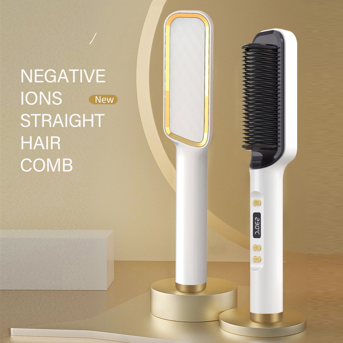 Professional Hair Straightener Brush - product view 5