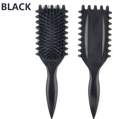 Tangled Hair Comb Curls Define Styling Brush - product view