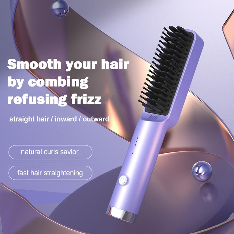 Fast Heated Straightener Brush Hair - product view 11
