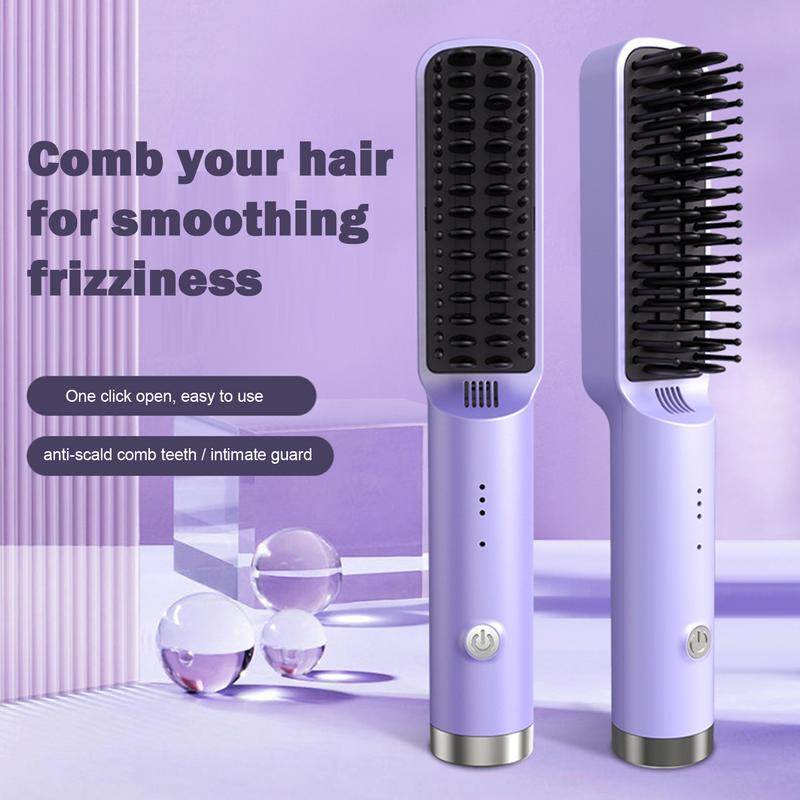 Fast Heated Straightener Brush Hair - product view 5