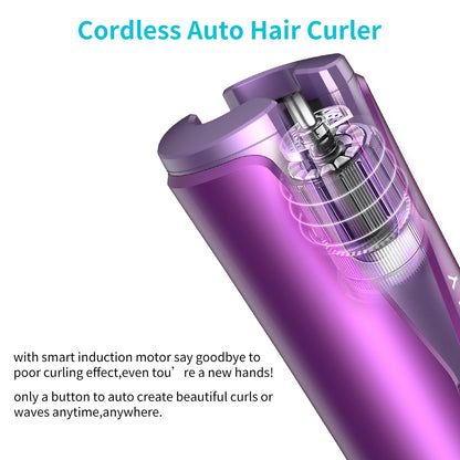 Wireless Charging Automatic Curling Iron for Travel - product view 5