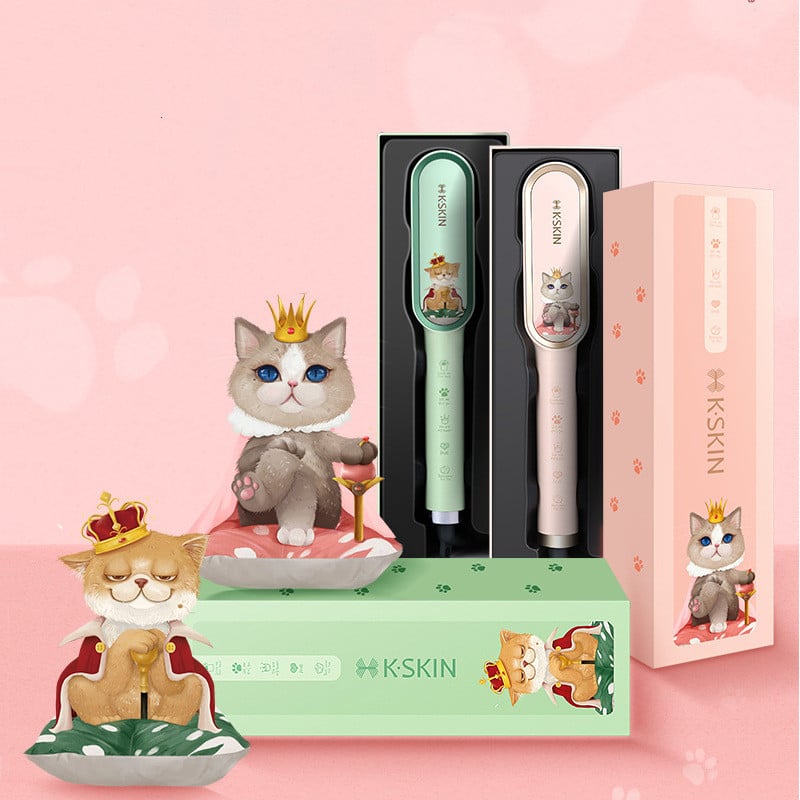 Negative Ion Straightening Comb and Curling Iron - product view
