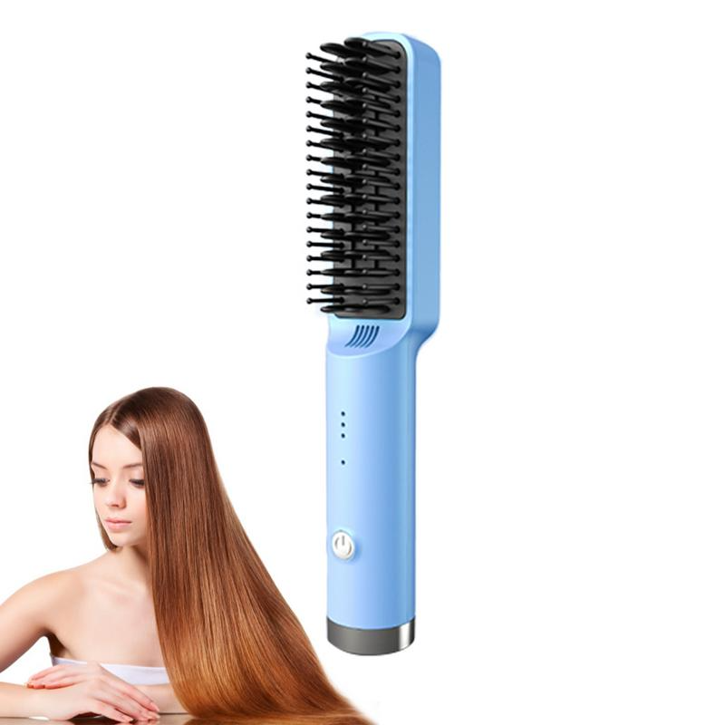 Fast Heated Straightener Brush Hair - product view 4