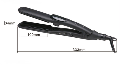 Steam Straightener and Curling Iron with Ceramic Plate - product view 10