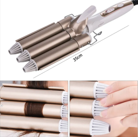 Three-Barrel Ceramic Curling Iron - product view 3